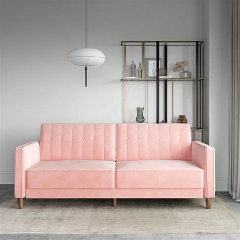 pink futon bed|pink velvet futon sofa.